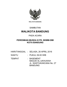 walikota bandung - PPID Kota Bandung