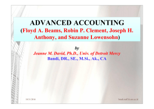 advanced accounting advanced accounting