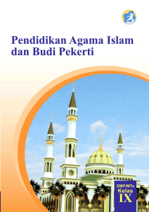 Kelas 09 SMP Pendidikan Agama Islam dan