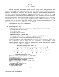 BAB IX WRANG (FLOOR) Pada bab sebelumnya