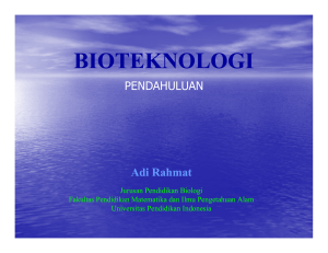 bioteknologi - Direktori File UPI