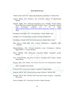 CV Pustaka Setia Cangara, Hafied. 2011. Pengantar ilmu