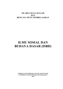 silabus mata kuliah - lpidb - Universitas Muhammadiyah Surakarta
