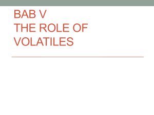 BAB V The Role of Volatiles