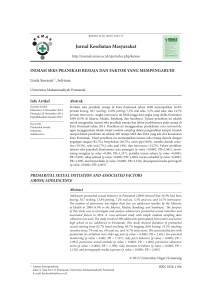 Jurnal Kesehatan Masyarakat