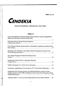 Jurnal Pendidikan, Humaniora, dan Sains