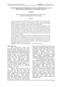 174 STRUKTUR KOMUNITAS MIKROBA TANAH