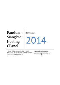 Panduan Siangkat Hosting CPanel - e