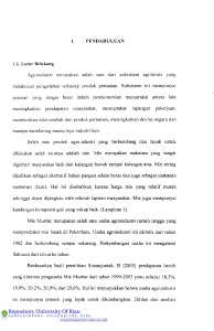 Agroindustri merupakan salali satu dari subsistem agribisnis yang