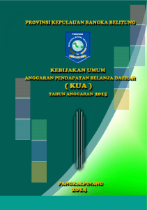 kua - Bappeda | Provinsi Kepulauan Bangka Belitung