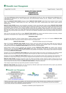 manulife dana saham prospektus pembaharuan