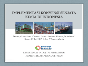 implementasi konvensi senjata kimia di indonesia