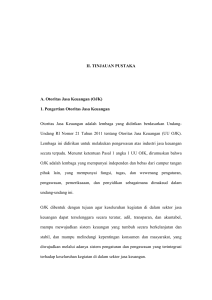 9 II. TINJAUAN PUSTAKA A. Otoritas Jasa