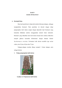 BAB IV HASIL PENELITIAN A. Deskriptif Data Data hasil penelitian