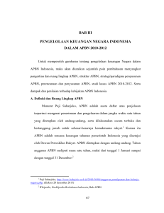 bab iii pengelolaan keuangan negara indonesia dalam apbn 2010