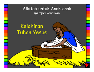The Birth of Jesus Indonesian