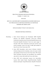 peraturan presiden republik indonesia nomor 72 tahun 2011