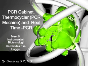 Kuliah 6 Instrumentasi Bioteknologi
