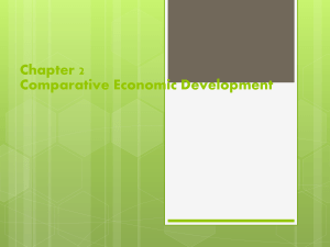 Chapter 2 Comparative Economic Development