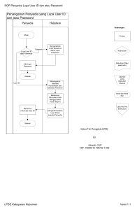 Penanganan Penyedia yang Lupa User ID dan