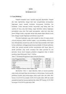 1 1.1. Latar Belakang Sampah merupakan suatu masalah yang