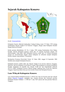 Sejarah Kabupaten Konawe
