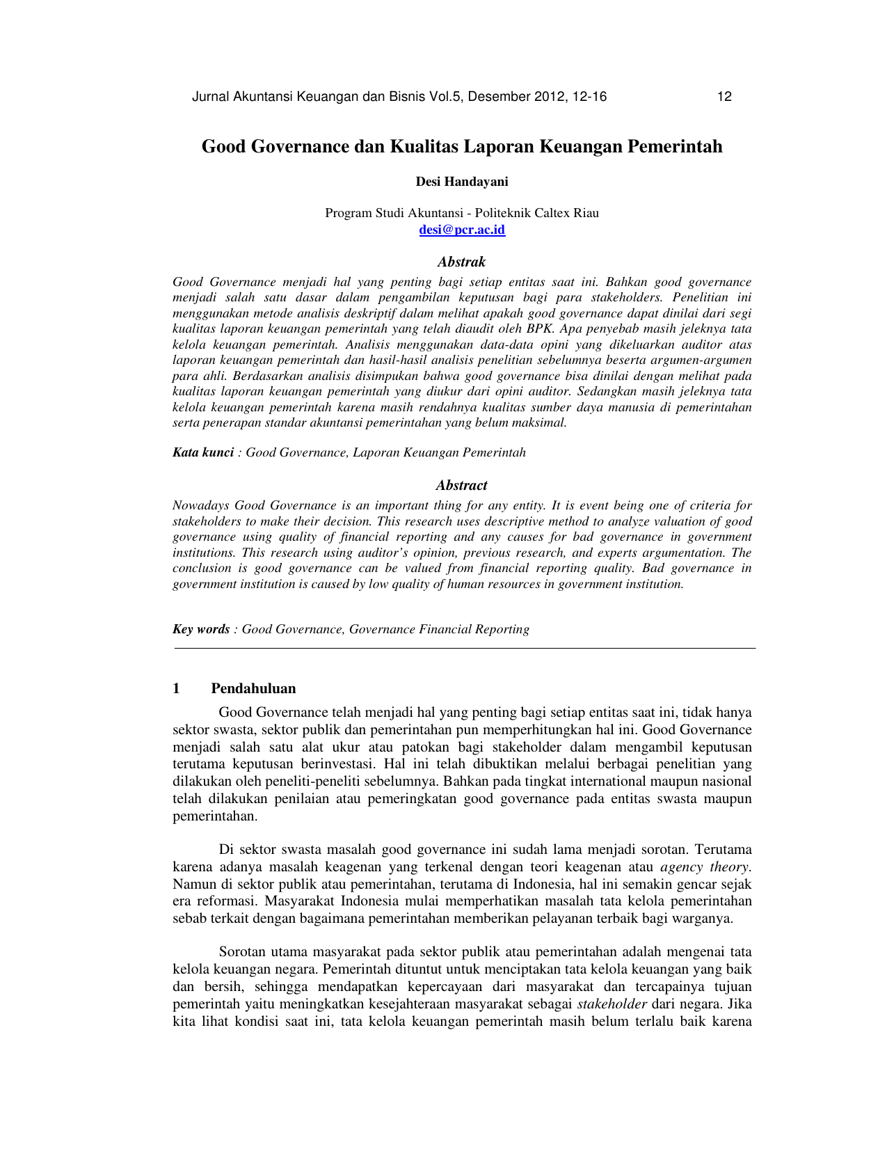 Bad governance in pakistan essay