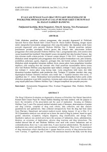 EVALUASI PENGGUNAAN OBAT PENYAKIT DEGENERATIF DI