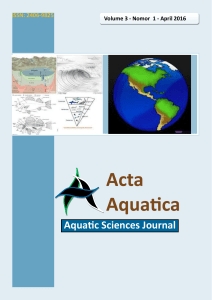 Acta Aquatica - Repository UNIMAL