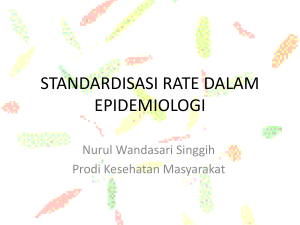 standardisasi rate dalam epidemiologi