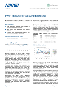 PMI Manufaktur ASEAN dariNikkei