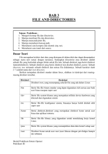 bab 3 file and directories