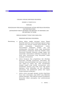 undang-undang republik indonesia nomor 13 tahun 2014