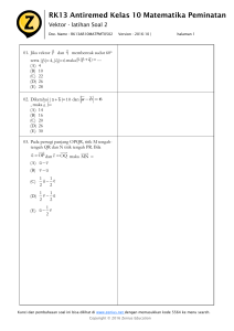 RK13 Antiremed Kelas 10 Matematika Peminatan
