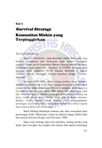 Survial Strategy Komunitas Makam Gunung Brintik Semarang