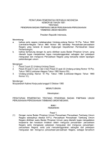 peraturan pemerintah republik indonesia nomor 88 tahun