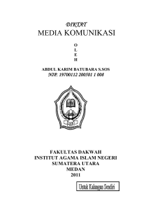 media komunikasi - Repository UIN Sumatera Utara