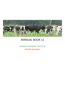 MANUAL BOOK v2 - Dinas Peternakan Provinsi Jawa Barat