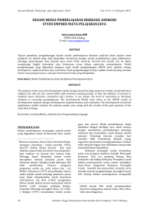 Jurnal Ilmiah Komputer dan Informatika - lp3m stie