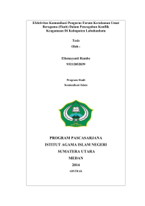program pascasarjana istitut agama islam negeri sumatera utara