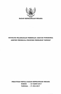 tanggal : 17 jvli 2ol7 - Badan Kepegawaian Negara