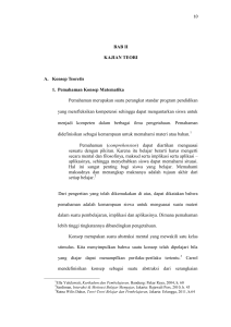 BAB II KAJIAN TEORI A. Konsep Teoretis 1. Pemahaman Konsep