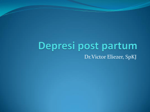 Depresi post partum
