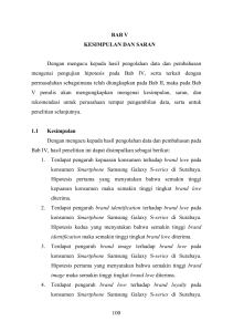 100 BAB V KESIMPULAN DAN SARAN Dengan mengacu kepada