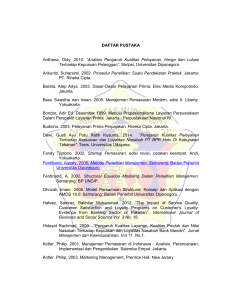 DAFTAR PUSTAKA Ardhana, Oldy. 2010. “Analisis Pengaruh