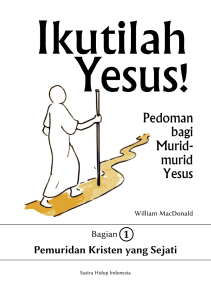 Pedoman bagi Murid- murid Yesus