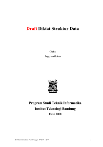 Draft Diktat Struktur Data