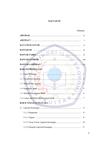 DAFTAR ISI Halaman ABSTRAK ........................................................