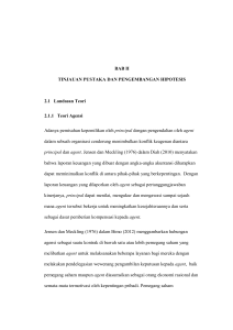 BAB II TINJAUAN PUSTAKA DAN PENGEMBANGAN HIPOTESIS