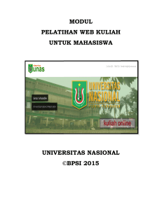 pelatihan web untuk universitas na ©bpsi 201 modul pelatihan web